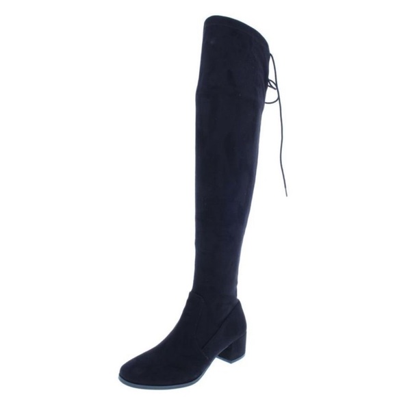 Chinese Laundry Womens Mystical Black Riding Over-The-Knee Boots Shoes NWT - Picture 1 of 3